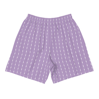 STAR-STRIPED Shorts Purple/White