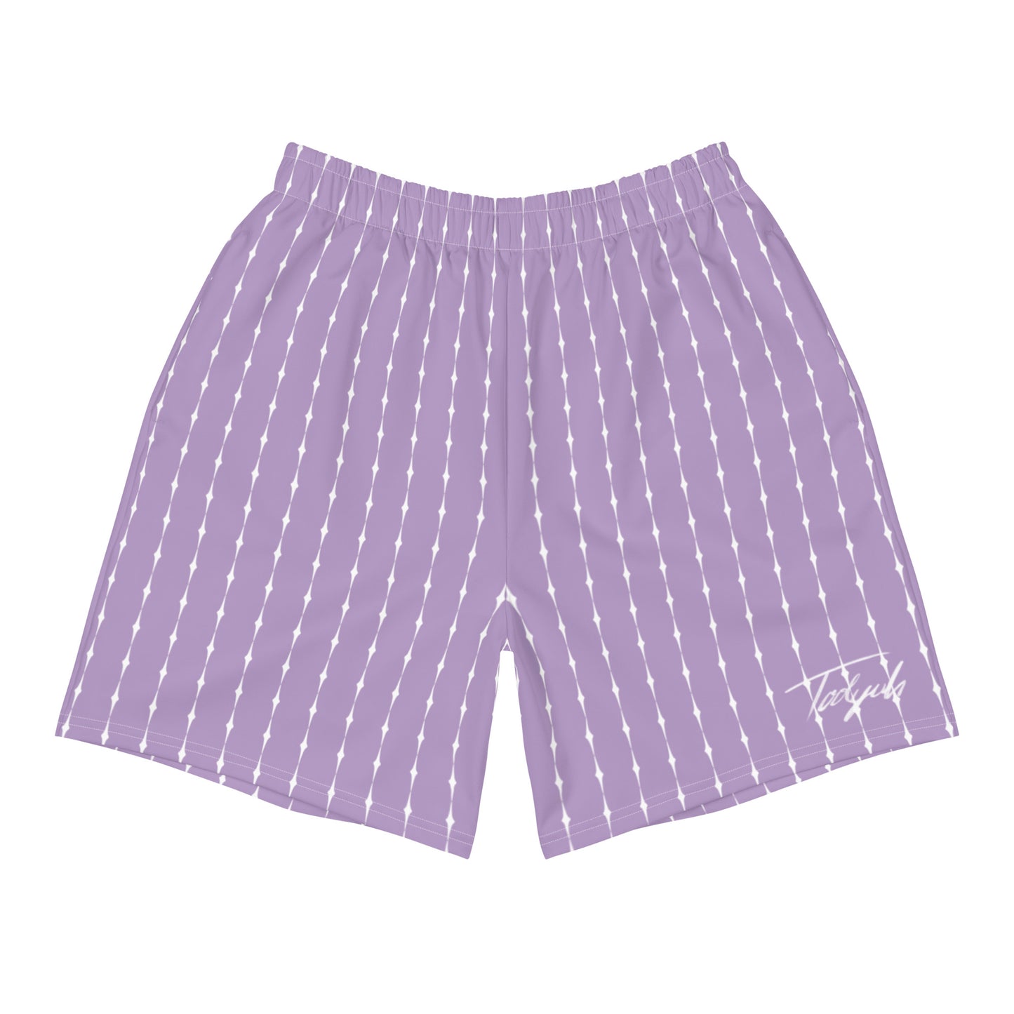 STAR-STRIPED Shorts Purple/White