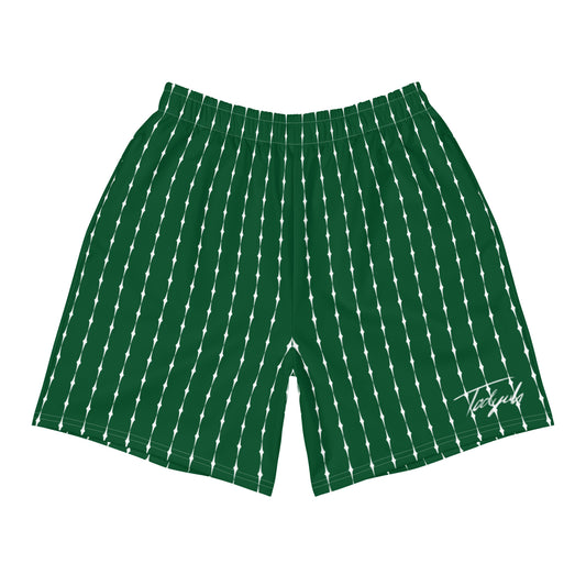 STAR-STRIPED Shorts Green/White