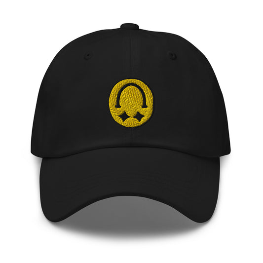 SMILEY Dad Hat Gold