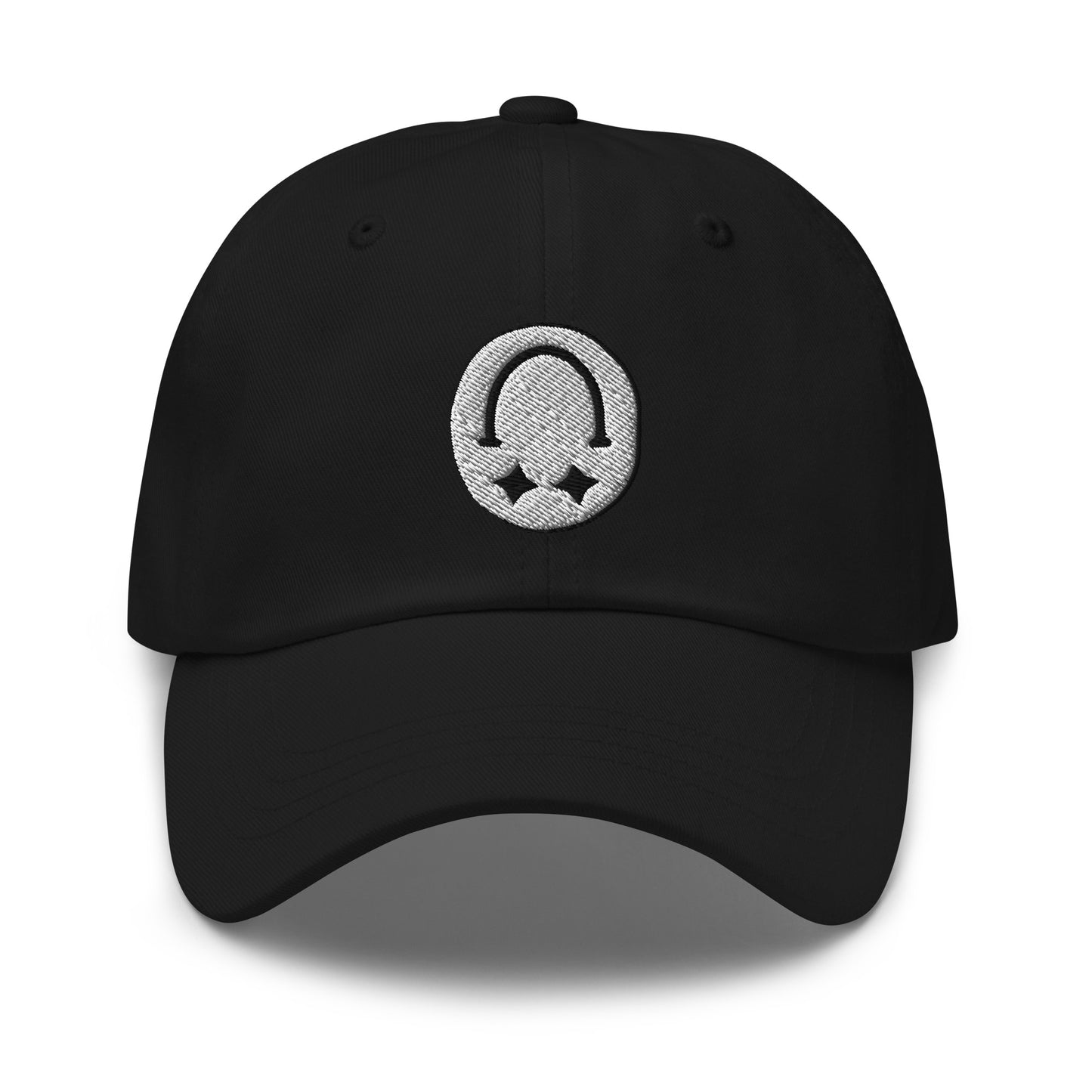 SMILEY Dad Hat White