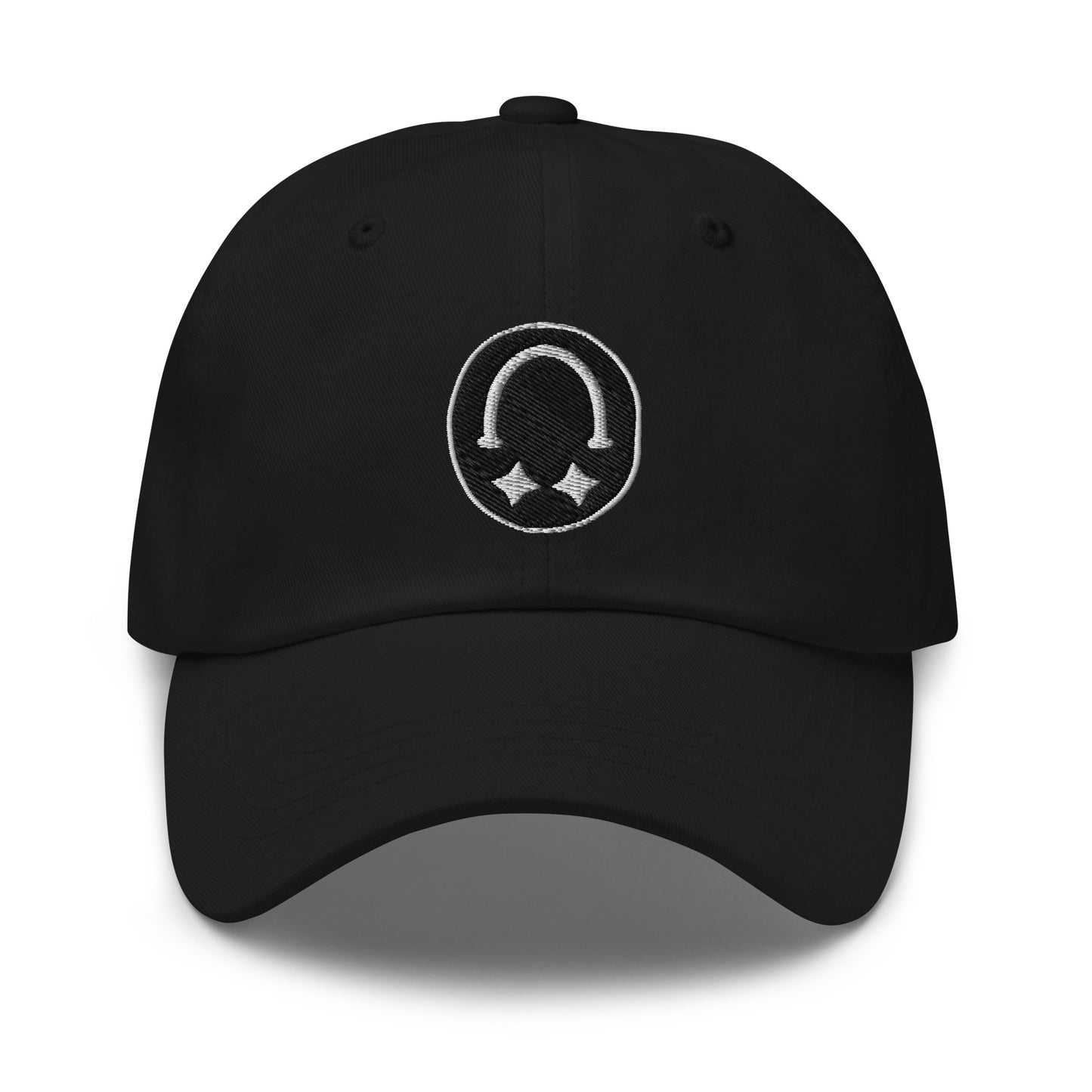 SMILEY Dad Hat Black