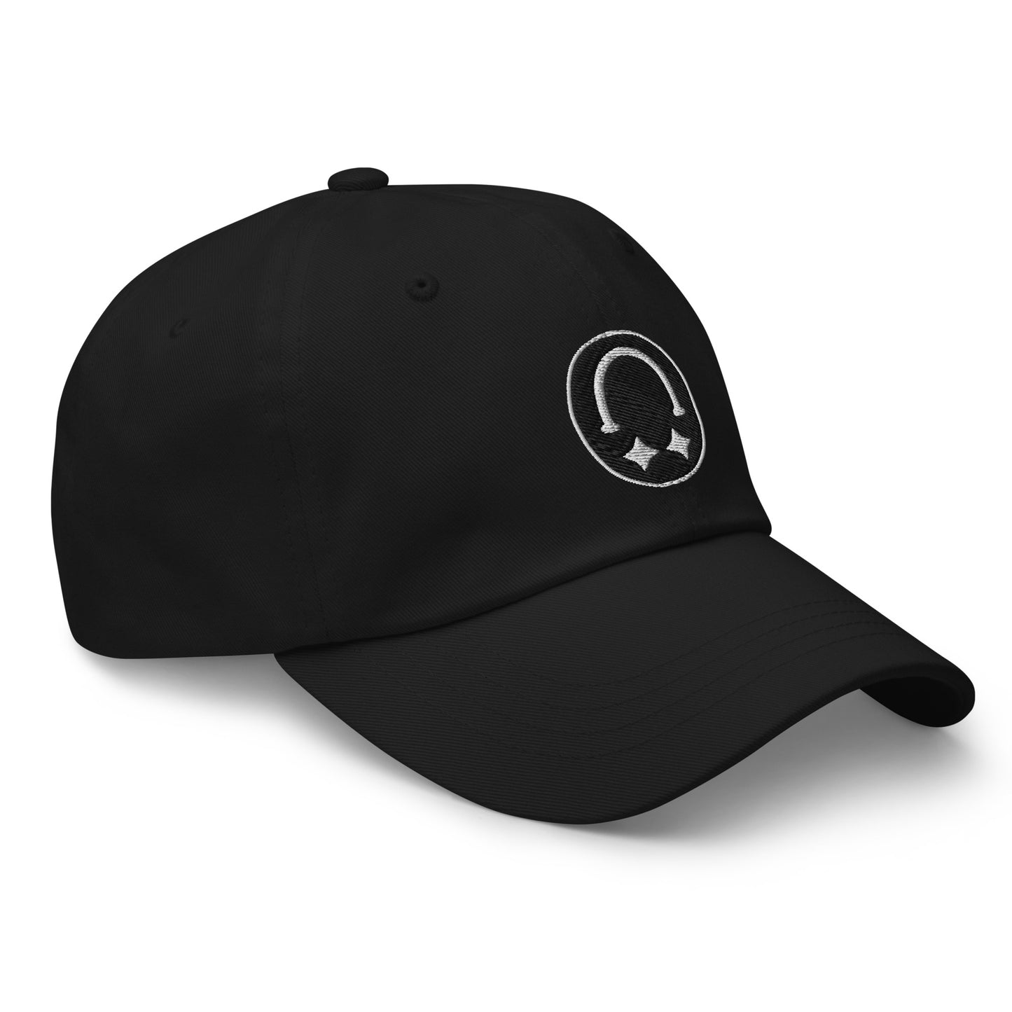 SMILEY Dad Hat Black