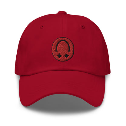 SMILEY Dad Hat Red