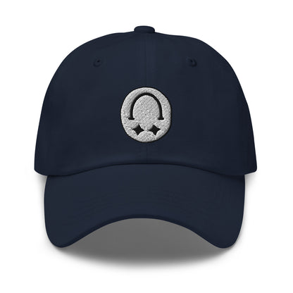 SMILEY Dad Hat White