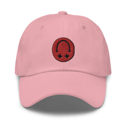 SMILEY Dad Hat Red