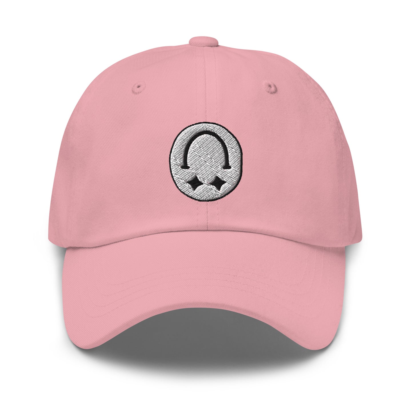 SMILEY Dad Hat White