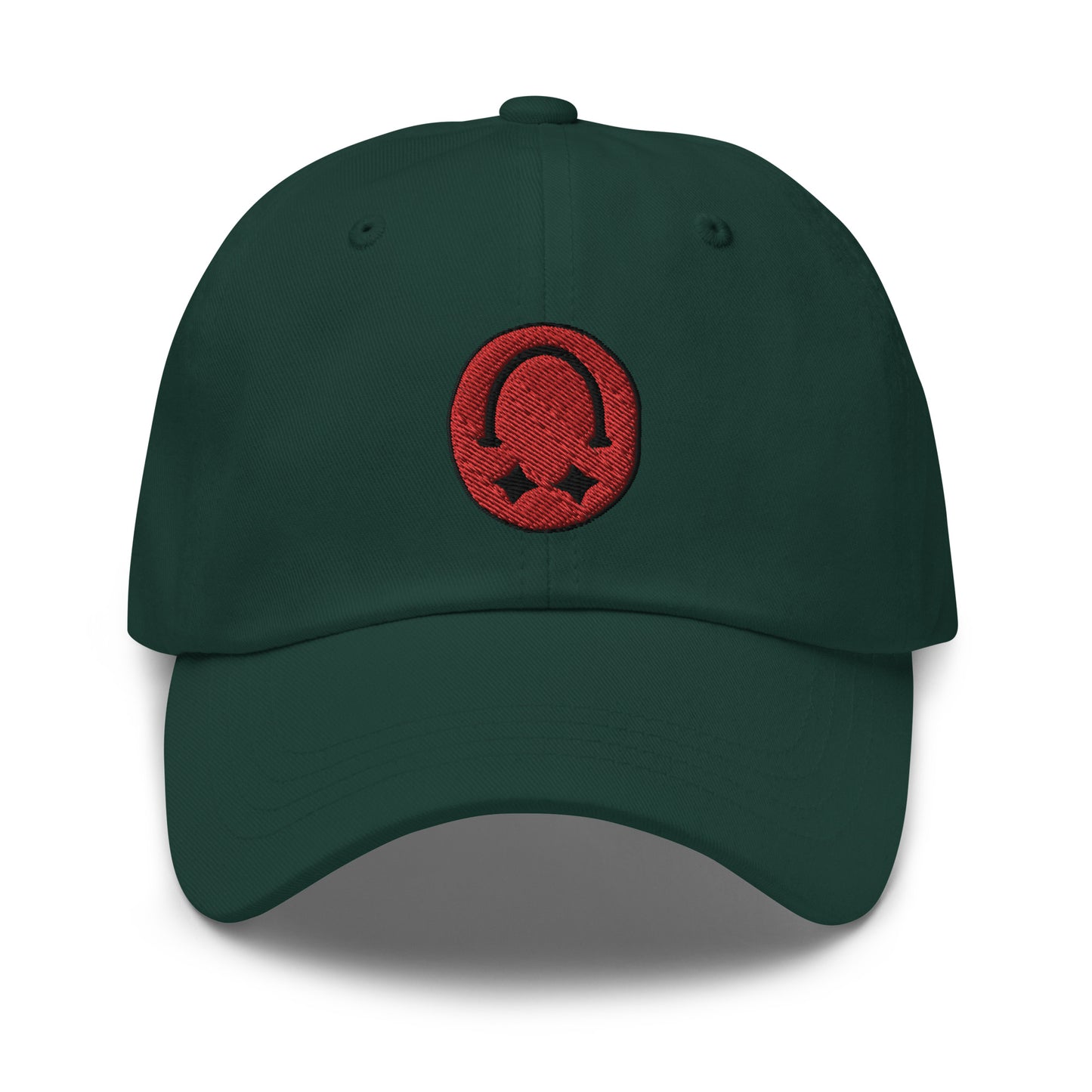 SMILEY Dad Hat Red