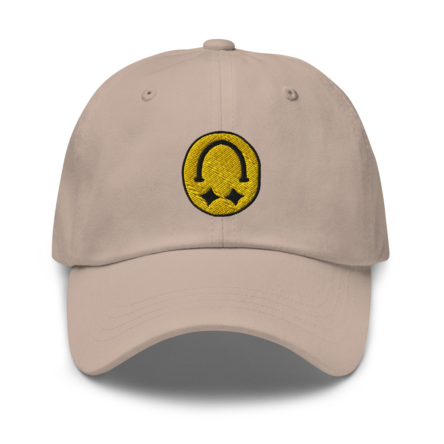 SMILEY Dad Hat Gold