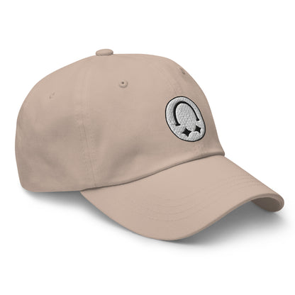 SMILEY Dad Hat White