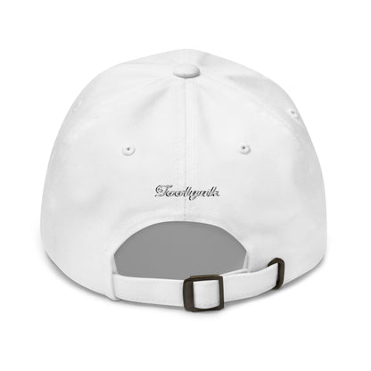 SMILEY Dad Hat White