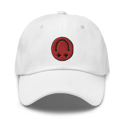 SMILEY Dad Hat Red